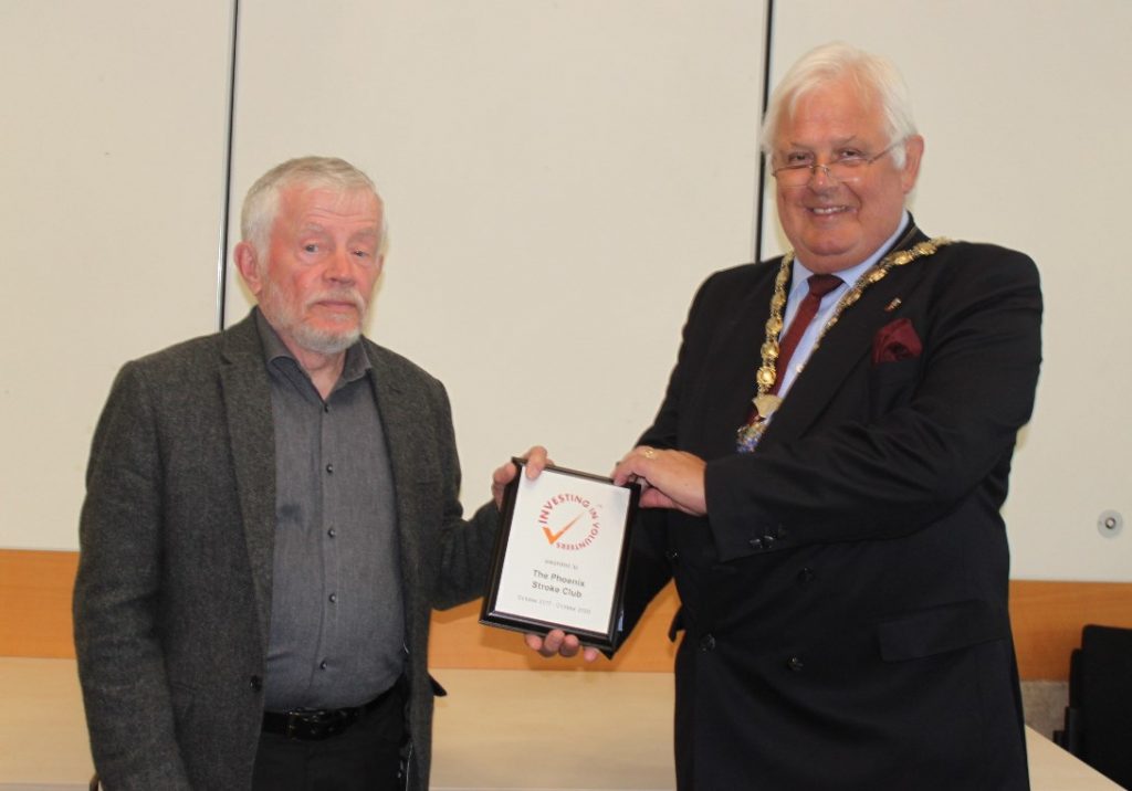 Volunteering Award presentation John Pickersgill